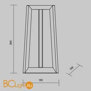 Ландшафтный светильник Maytoni Luft O466FL-L12B3K - Фото 7