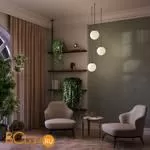 Подвесной светильник Maytoni Luna 3000K 1x5Вт 360° P039PL-5W3K-10INS-B - Фото 0