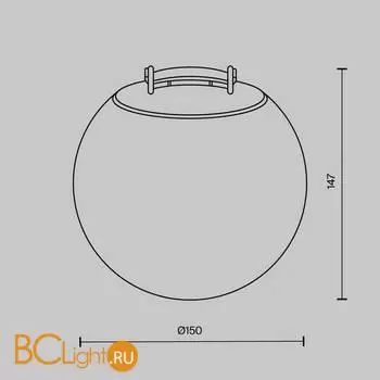 Подвесной светильник Maytoni Luna TR125B-10W3K-B - Фото 8