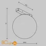 Трековый светильник Maytoni Luna new TR177-1-5WTW-B - Фото 7