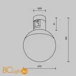 Трековый светильник Maytoni Luna new TR149-1-5W3K-B - Фото 9