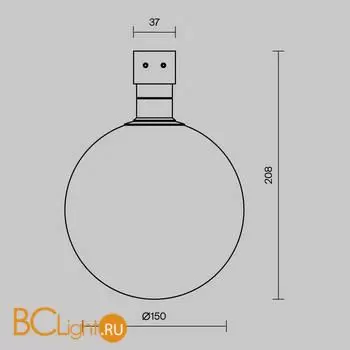 Уличный трековый светильник Maytoni Luna O-TR01-2-S-9WB3K - Фото 8