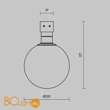 Уличный трековый светильник Luna Elasity IP 3000K 9 Вт 180° белый O-TR01-1-S-9WW3K - Фото 6