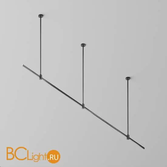 Готовая конструкция прямая на жестких подвесах Long H745мм без светильников и без блока питания Maytoni Magnetic trаck system Flarity TFC-Flar-L01-B