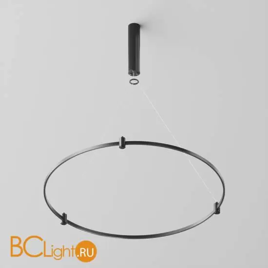 Готовая конструкция круглая D800мм c основанием под блок питания без светильников и блока питания, черный Maytoni Magnetic trаck system Flarity TFC-Flar-H01-B