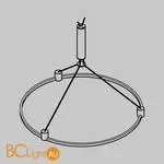 Готовая конструкция круглая D650мм c основанием под блок питания без светильников и блока питания, латунь Maytoni Magnetic trаck system Flarity TFC-Flar-H02-BS - Фото 0