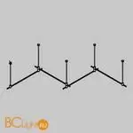Готовая конструкция прямая 4м двухуровневая на жестких подвесах Long H804 мм без светильников и блока питания, черный Maytoni Magnetic trаck system Flarity TFC-Flar-L02-B - Фото 0
