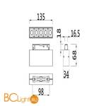 Трековый светильник Maytoni Points S35 4000K 10Вт 24° TR014-2-10W4K-B - Схема