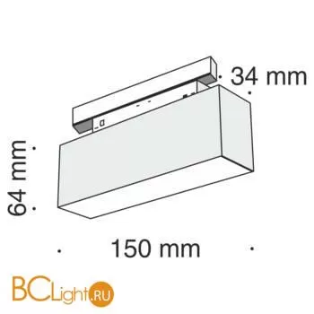 Трековый светильник Maytoni Basis S35 3000K 7Вт 120° TR012-2-7W3K-B - Фото 0