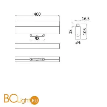 Трековый светильник Maytoni Basis S35 4000K 20Вт 120° TR013-2-20W4K-B - Фото 3
