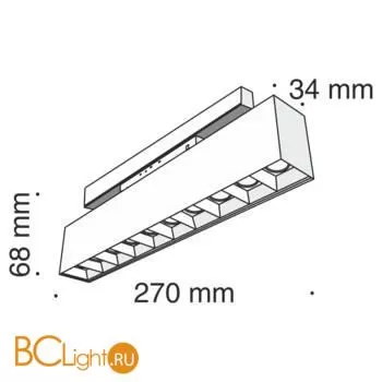 Трековый светильник Maytoni Points S35 3000K 20Вт 24° TR014-2-20W3K-B - Фото 0