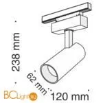 Трековый светильник Maytoni Focus Led S35 3000K 18Вт 24° TR019-2-15W3K-B - Фото 0