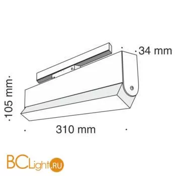 Трековый светильник Maytoni Basis S35 3000K 20Вт 120° TR013-2-20W3K-B - Фото 2
