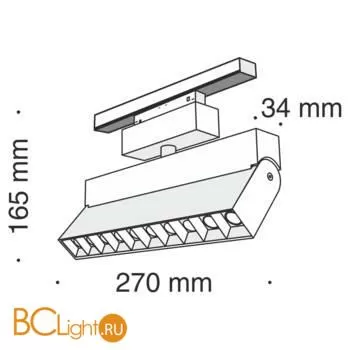 Трековый светильник Maytoni Points S35 3000K 20Вт 24° TR015-2-20W3K-B - Фото 3