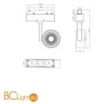 Светильник для магнитного шинопровода Maytoni Magnetic track TR024-2-10W3K - Фото 3