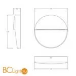 Уличный настенный светильник Maytoni Mane O046SL-L4B3K - Фото 0