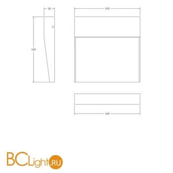 Подсветка для лестниц Maytoni O047SL-L7B3K - Фото 0