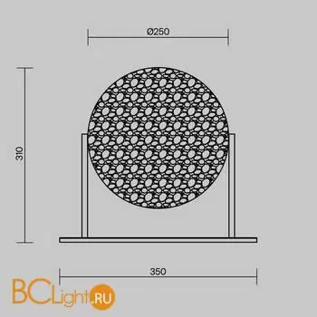 Настольная лампа Maytoni Mangata MOD387TL-L8CH3K - Фото 14