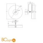 Бра Maytoni Mare MOD305WL-01G - Фото 3