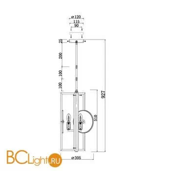 Люстра Maytoni Marmo MOD099PL-03G - Фото 3