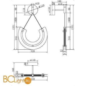 Бра Maytoni Maya P091WL-L18G3K - Фото 5