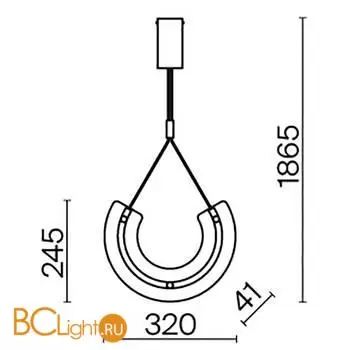Подвесной светильник Maytoni Maya P091PL-L18G3K1 - Фото 1
