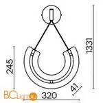 Бра Maytoni Maya P091WL-L18G3K1 - Фото 1