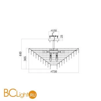 Потолочный светильник Maytoni MOD130CL-14G - Фото 1