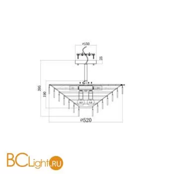 Подвесной светильник Maytoni Mazzo MOD130CL-11G - Фото 3