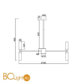 Подвесной светильник Maytoni Memory MOD177PL-16G - Фото 4