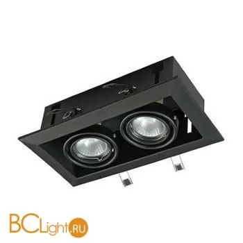 Встраиваемый светильник Maytoni Metal Modern GU10 2x50Вт DL008-2-02-B - Фото 0