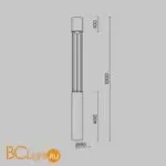 Садово-парковый фонарь Maytoni Mill O427FL-L12GF3K - Фото 5