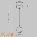 Подвесной светильник Maytoni Mind new MOD299PL-L10BS3K - Фото 5