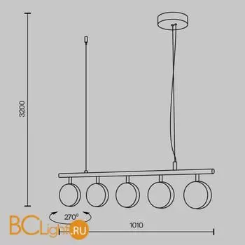 Подвесной светильник Maytoni Mind new MOD299PL-L48BS3K - Фото 4