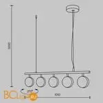 Подвесной светильник Maytoni Mind new MOD299PL-L48BS3K - Фото 4