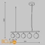 Подвесной светильник Maytoni Mind new MOD299PL-L48BC3K - Фото 6