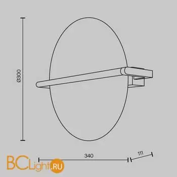 Бра Maytoni Mira MOD279WL-L14B3K - Фото 4
