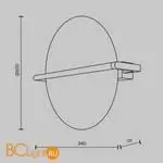 Бра Maytoni Mira MOD279WL-L14B3K - Фото 4
