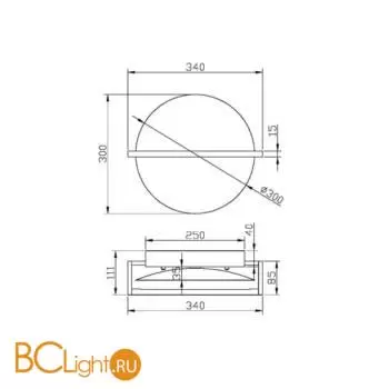 Бра Maytoni Mira MOD279WL-L14G3K - Фото 5