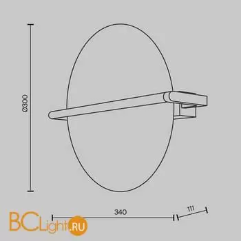 Бра Maytoni Mira MOD279WL-L14G3K - Фото 4