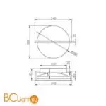 Бра Maytoni Mira MOD279WL-L14G3K - Фото 5