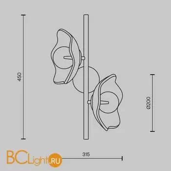 Бра Maytoni Miracle MOD207WL-02BS - Фото 5