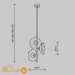 Подвесной светильник Maytoni Miracle MOD207PL-03BS - Фото 5