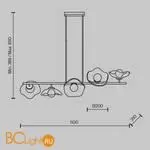 Подвесной светильник Maytoni Miracle MOD207PL-05BS - Фото 5