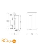 Бра Maytoni Mirax C040WL-L3N3K - Схема