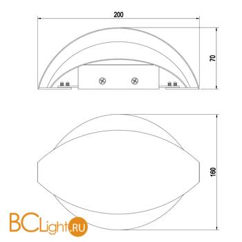 Настенный светильник Maytoni Mirto C042WL-L7W3K - Схема