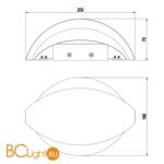 Настенный светильник Maytoni Mirto C042WL-L7W3K - Схема