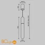 Подвесной светильник Maytoni Mist new P101PL-L500-12W3K-W - Фото 6