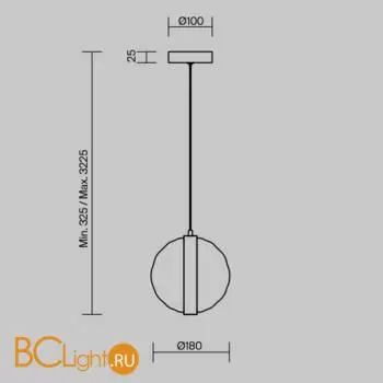 Подвесной светильник Maytoni Misterio MOD379PL-L6B3K - Фото 7