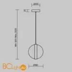 Подвесной светильник Maytoni Misterio MOD379PL-L6B3K - Фото 7